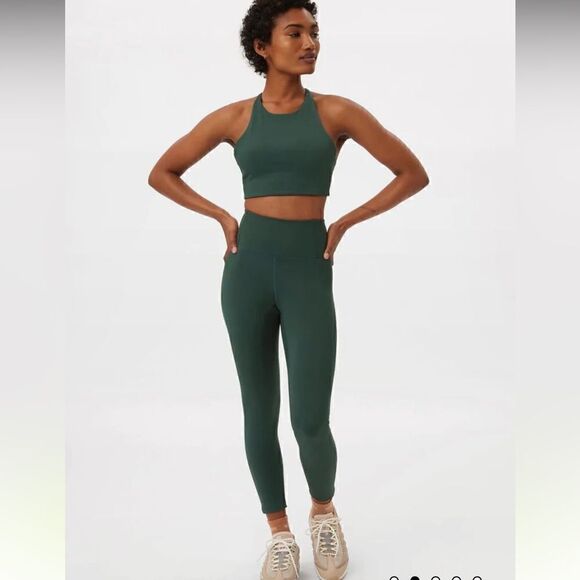 Girlfriend Collective Moss Compressive High-Rise Legging - Picture 1 of 6